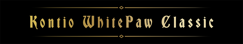 Kontio WhitePaw Classic name banner